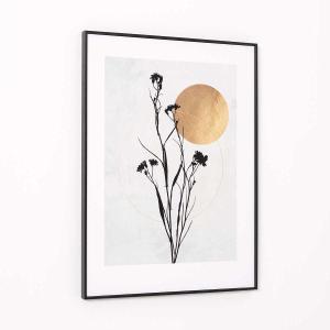 Lot de 2 tableaux avec cadres en bois 50*70 cm/unité.