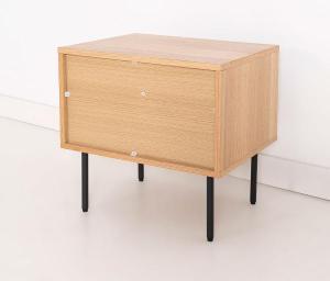 Mesita Nela chapa roble (KIT)