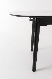 Extendable table with porcelain top 140/180*85*76 cm