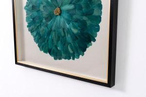 Display case with wooden frame 80*80 cm
