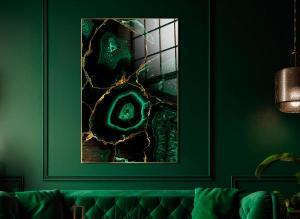 Cuadro cristal con marco 80*120 cm