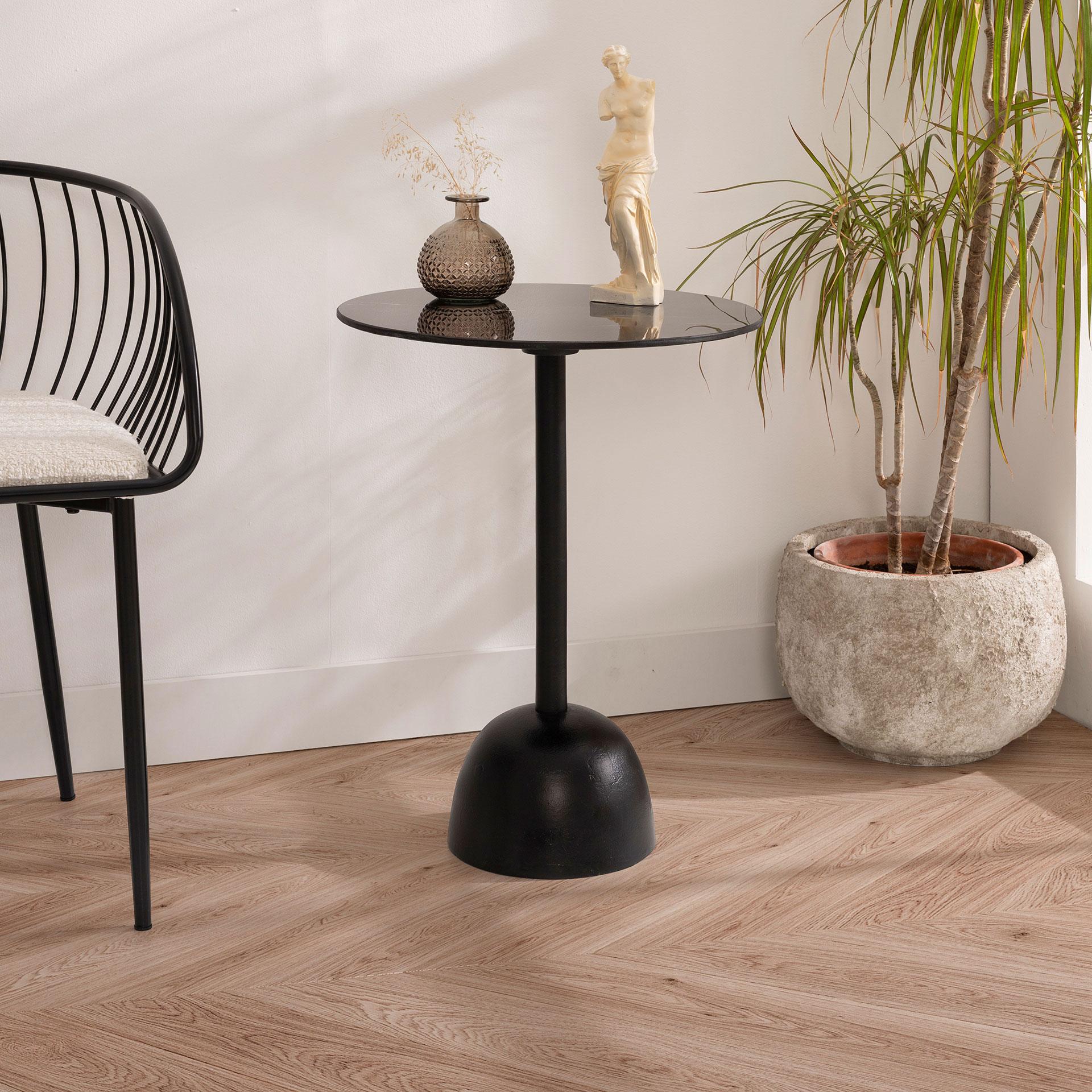 Mesa auxliar metal 60 cm