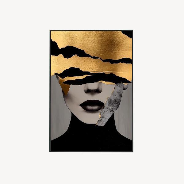 CUADRO MARCO NEGRO FOTO CRISTAL TEMPLADO 120*80 CM