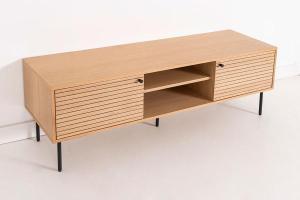 Mueble TV Nela chapa roble (KIT)