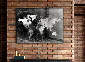 Cuadro cristal con marco 80*120 cm