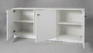 Aparador Diamon 3 P lacado blanco 182*90*40 cm