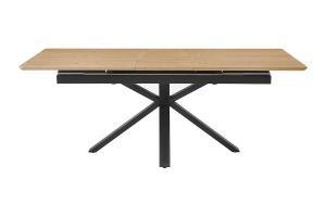 Extendable oak veneer table 160/200*90*75 cm