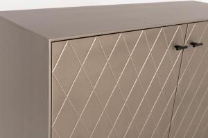 Consola Diamond 2 P lacado perlado 121*80*40 cm