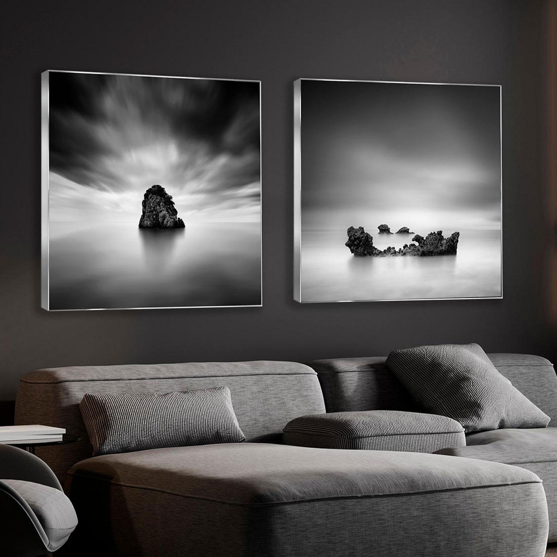 Cuadro cristal con marco 70*70 cm