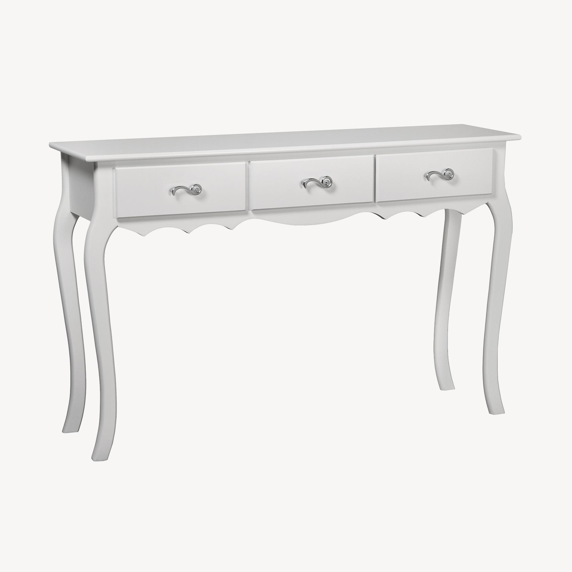Classic entrance with 3 drawers. Width 120 cm. 120*78*32 cm