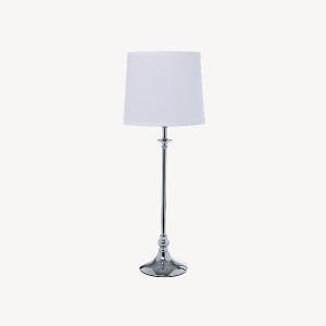 Lampara cromada 55*21 cm