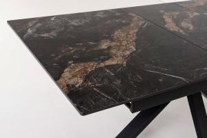 Extendable table with porcelain top 140/180*85*76 cm
