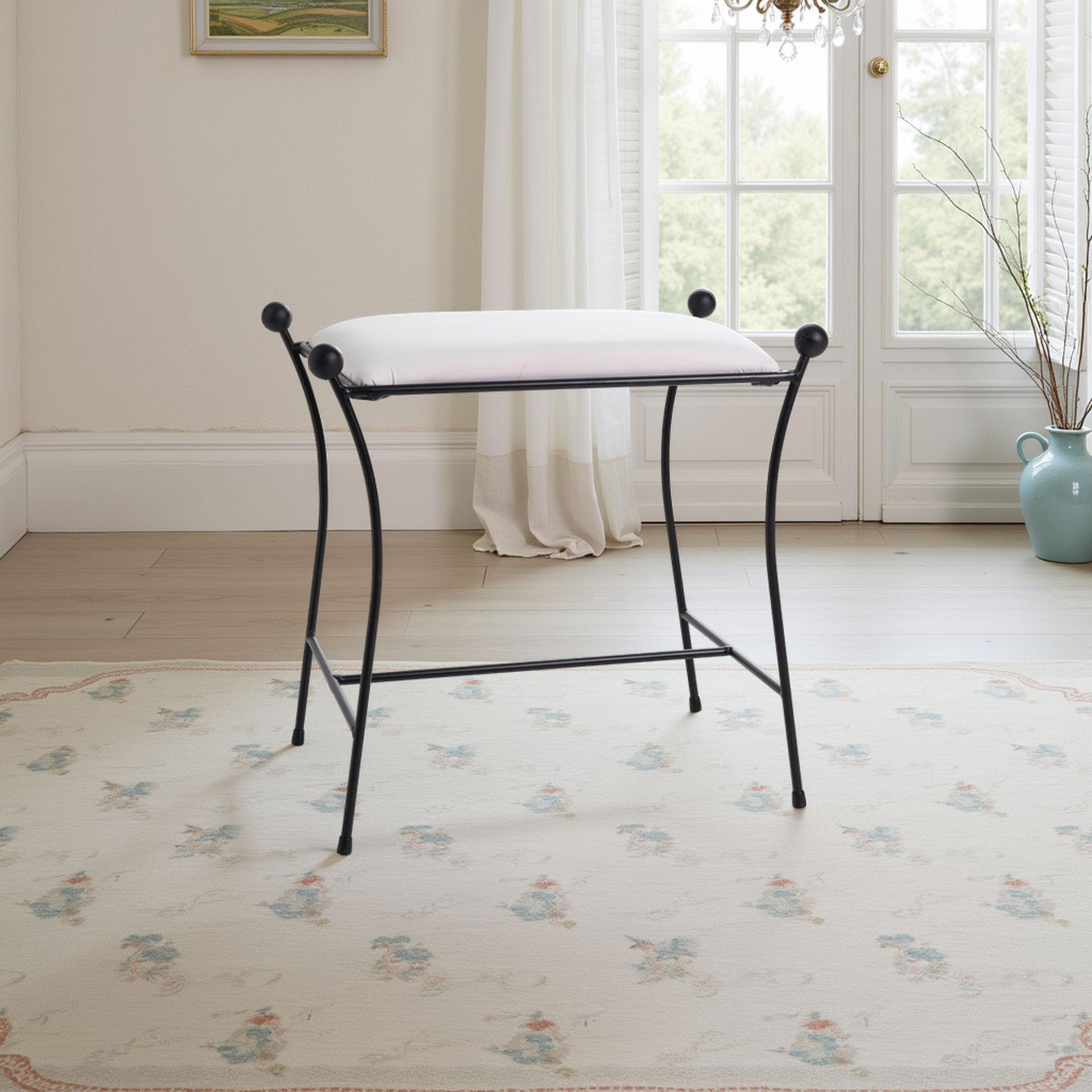 Wrought iron bench