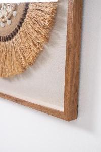 Display case with wooden frame 100*100 cm
