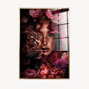 Cuadro cristal con marco 80*120 cm