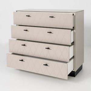Comoda Diamond 4 C lacado visón 102*90*42 cm