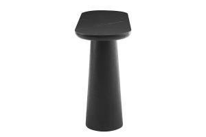 Consola chapa roble negro y porcelanico 120*80*40 cm