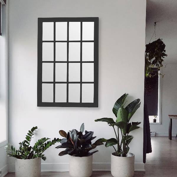 ESPEJO VENTANA 115*80 CM. NEGRO