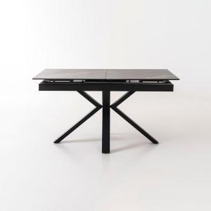 Extendable table with porcelain top 140/180*85*76 cm