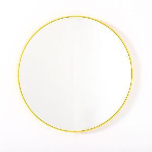 Espejo cirucla color amarillo varias medidas
