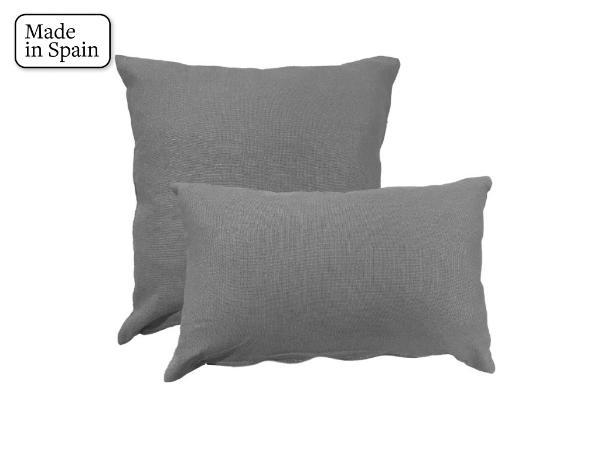 COJIN LINO 100%. COLOR GRIS