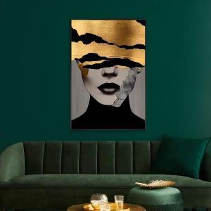 Cuadro cristal con marco 80*120 cm