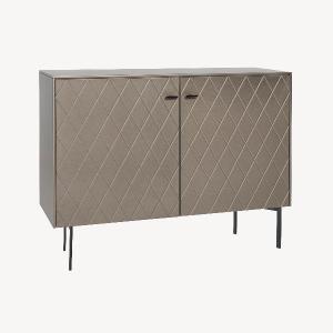 MUEBLE TV DIAMOND 3 PUERTAS + 2 CAJONES, VISAGRAS Y CAJONES DE FRENO 222*50.5*40 CM. LACADO VISON