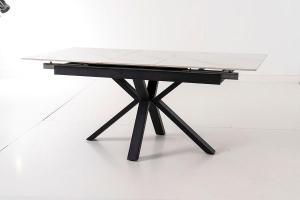 Extendable table with porcelain top 140/180*85*76 cm