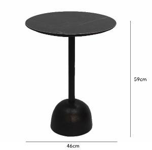 Mesa auxliar metal 60 cm