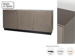 Pearl lacquered Diamond 3 P sideboard 182*90*40 cm