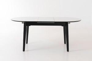 Extendable table with porcelain top 140/180*85*76 cm