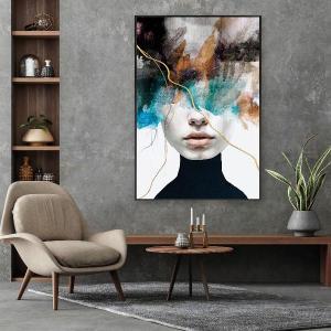 Cuadro cristal con marco 80*120 cm