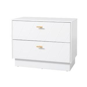 Mesita Diamon 2 C lacado blanco 61*50*34
