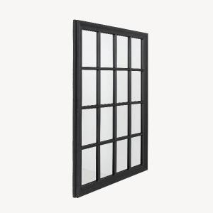 Black window mirror 115*80 cm