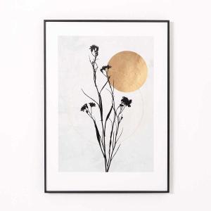 Lot de 2 tableaux avec cadres en bois 50*70 cm/unité.