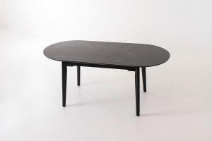 Extendable table with porcelain top 140/180*85*76 cm
