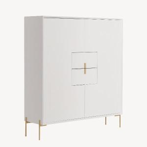 CONSOLA MILAN LACADA 2 CAJONES. GUIA FRENO 95*85*34 CM