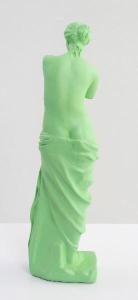Escultura Venus verde 30 cm