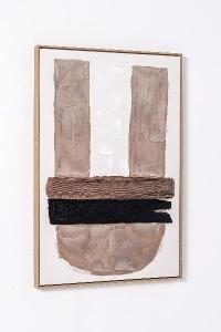 Set de 2 cuadros al óleo. Marco de madera. 60*90 cm/ud.