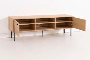 Mueble TV Nela chapa roble (KIT)