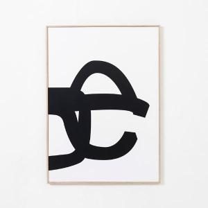 Set 2 cuadros con marco madera 50*70 cm/Ud.