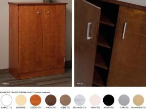 Zapatero 2 puertas 74*104*34