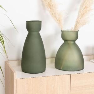 Jarrón Senna plata 44 cm