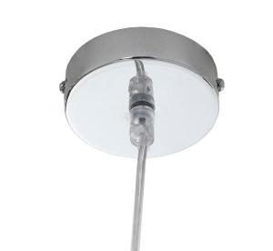 Lámpara de techo con bolas de cristal. 100*25*12 cm