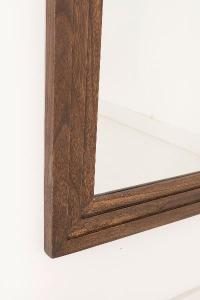 Espejo extra grande, marco de madera nogal