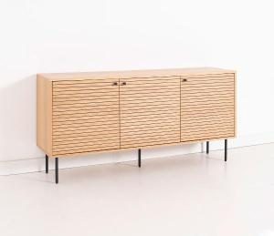 Buffet Nela en placage de chêne (KIT)