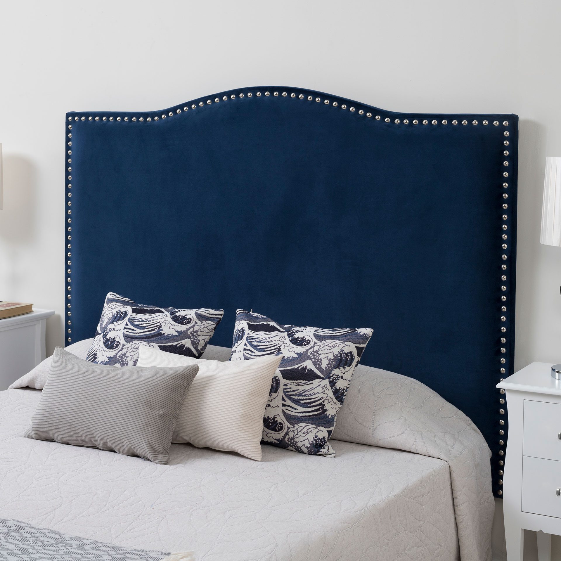 Cabecero curvo tachas 100*120