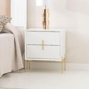 Mesita Milán lacada hueco + cajon