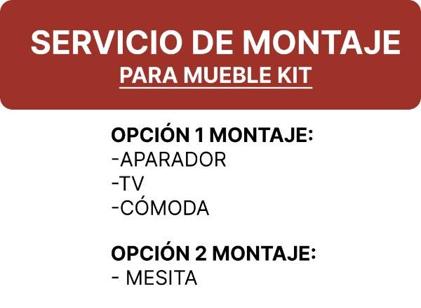 SERVCIO MONTAJE MUEBLE KIT