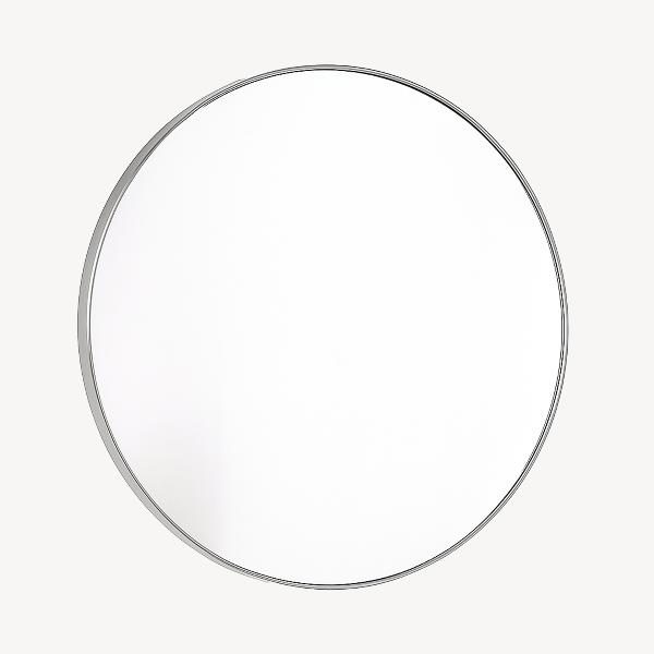 ESPEJO PLATA CON LUZ LED CON SENSOR TACTIL.